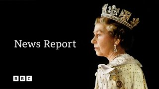 Queens Death Announcement on British Television  September 8th 2022 [upl. by Lainahtan474]