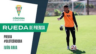 Rueda de prensa de Iván Ania antes del partido de Copa del Rey ante el Olot [upl. by Nosiaj]