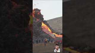 Bhut hi khtnak jawlamukhi volcano volcanicisland fire volcanoisland nature volcanic lava [upl. by Virgy]