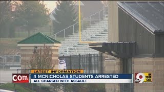 4 McNick students charged in locker room assault [upl. by Diley387]