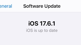 How To Install Software Update iOS 1761 [upl. by Demmer]