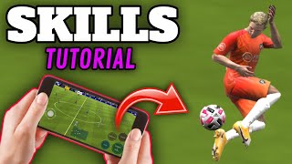 HOW TO DO RARE SKILL MOVES Ft ADVANCED RAINBOW FAKESHOT STEPOVER  FIFA 24 MOBILE [upl. by Eniaj201]