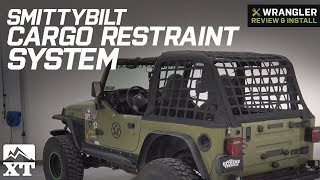 Jeep Wrangler Smittybilt Cargo Restraint System 19972006 TJ Review amp Install [upl. by Coulombe]