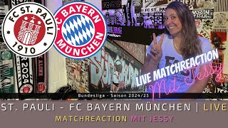 🔴 LIVE St Pauli  FC Bayern München  Pauli KLATSCHT die Bayern weg  Matchreaction [upl. by Luthanen]