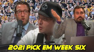 Rico Bosco has BREAKING NEWS  2021 Pick Em Week 6 [upl. by Noved]