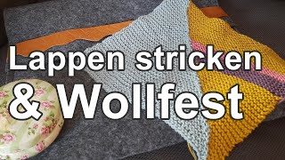 Lappen stricken und Wollfest  Strickpodcast 108 [upl. by Bondy]