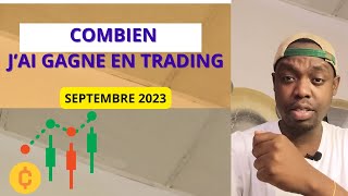 MA PERFORMANCE SEPTEMBRE 2023VEN TRADING [upl. by Nanaek]