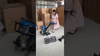 Multifunctional gasoline engine rotary tillage weeding ditching leveling [upl. by Hansiain265]