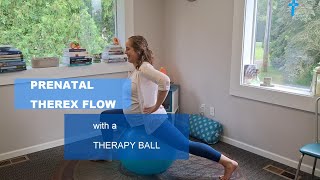 Prenatal TherEx Flow with a Therapy Ball [upl. by Archie]