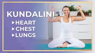 15 Min Kundalini Yoga for Love Energizing Morning Kriya for Your Heart Chest amp Lungs [upl. by Misty747]