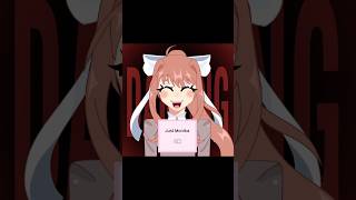 NEW DARLING DDLC  TW Horror Blood Death SH  aligthmotion ddlc fyp animation viral [upl. by Balcer]