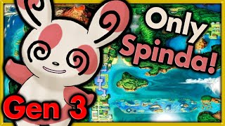 Can I Beat Pokemon Emerald with ONLY Spinda 🔴 Pokemon Challenges ► NO ITEMS IN BATTLE [upl. by Eenahpets]