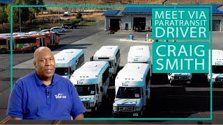 Whats it like to be a Paratransit Driver with Via Mobility Services  Craig Smith [upl. by Ignacio]