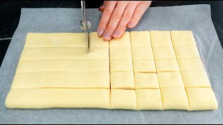 100 pieces per minute Puff pastry appetizer perfect for any event [upl. by Anitnerolf]