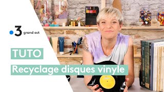 Tuto vinyle  transformez vos disques en objets pratiques et rétro [upl. by Krystle30]