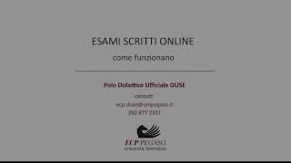 ESAMI SCRITTI ONLINE come funzionano [upl. by Akinahs877]