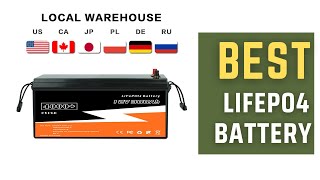 Best LiFePO4 Battery  12V 24V 48V 100Ah 200Ah 300Ah LiFePO4 Battery Review in 2025 [upl. by Vastha]