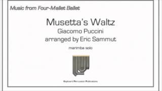 Puccinis quotMusettas Waltzquot for Marimba arr Eric Sammut  Seth Miller performing [upl. by Rases387]