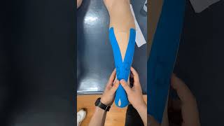 achilles tendon taping 아킬레스 테이핑 [upl. by Rosenthal]