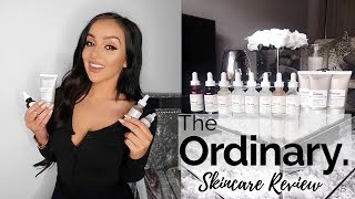 THE ORDINARY SKINCARE REVIEW  HOW TO GET CLEAR GLOWING SMOOTH ACNE FREE SKIN [upl. by Anitsrihc]