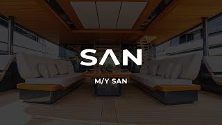 SAN 45m Superyacht  exterior furniture 2024 [upl. by Alik]