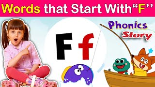 Alphabet Letter F story for preschool  ABC Phonics Song for Kids nursery rhymes and kids songs [upl. by Coates377]