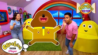 Old MacDonald Song  HEY DUGGEE Nursery Rhyme with CBeebies Presenters Evie and Ben [upl. by Nylle]