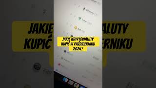 JAKIE KRYPTOWALUTY KUPIĆ W PAŹDZIERNIKU 2024 shorts [upl. by Bolen34]