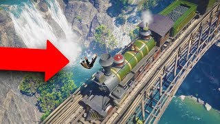 THE GREATEST TRAIN ROBBERY EVER THROWN OFF BRIDGE  Red Dead Redemption 2 Outlaw Life 6 [upl. by Doreg]