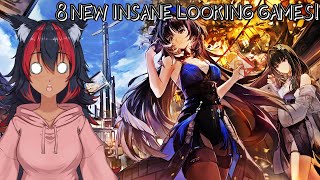 8 EPIC GACHA GAMES DROPPING IN FEBRUARY 2024  Gbs Playz React [upl. by Fanchette]