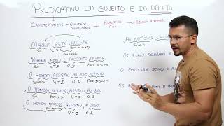 PREDICATIVO DO SUJEITO E PREDICATIVO DO OBJETO [upl. by Ainod]