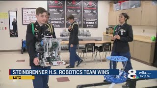 Tampa Bay high school robotics team wins national competition in Dallas [upl. by Engud]