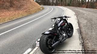 HarleyDavidson Breakout First Engine Start after 3 Months harley [upl. by Sidnal]