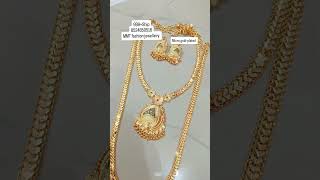 Micro goldplated reels gold necklace onlinejewellary chain onlineshopping haram fashion [upl. by Lambertson]