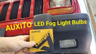 LED Fog Light Bulb for OEM Fog Lights from AUXITO auxito jeepxj [upl. by Jelks]