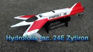 Hydrofoils Inc 24E Zytiron RC水中翼船 [upl. by Gideon840]