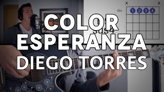 Color Esperanza Diego Torres Tutorial Cover  Guitarra Mauro Martinez [upl. by Nylzzaj630]