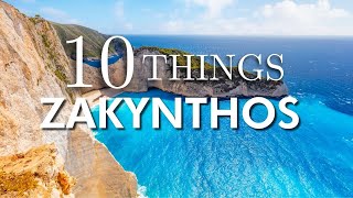 Top 10 Things to Do in Zakynthos Greece [upl. by Yesnyl]