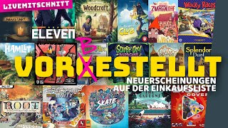 Vorgestellt amp Vorbestellt 🤑 Folge 2  BrettspielNeuheiten für deine Einkaufsliste [upl. by Leund]