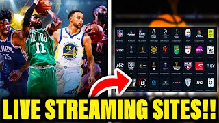 The BEST NBA Streaming Sites to WATCH LIVE BASKETBALL FREE [upl. by Atla]