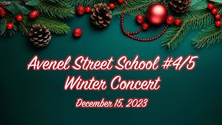 School 4amp5 winter concert 2023 [upl. by Ynnhoj]