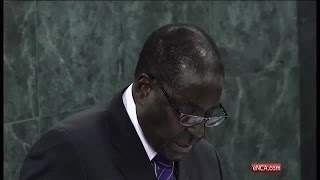 Mugabe delivers message to Western Nations [upl. by Bealle]