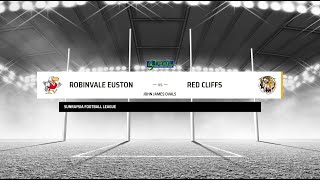 R4 Seniors ROBINVALE EUSTON v RED CLIFFS  Sunraysia Football and Netball League [upl. by Amikay]