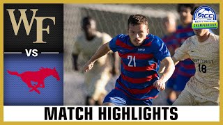 Wake Forest vs SMU Match Highlights  2024 ACC Men’s Soccer [upl. by Ulberto]