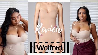 Wolford Bodysuit Review MAT DE LUXE FORMING THONG BODY  Tryon Size MD [upl. by Salvador]