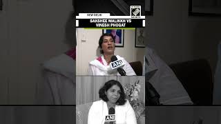 Sakshee Malikkh’s ‘greed’ charge riles Vinesh Phogat later responds “lalach achha hain…” [upl. by Eerol]