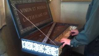 Octave Spinet Virginal Ottavino Harpsichord after Hans Ruckers 1581  Ted Robertson [upl. by Assinna]