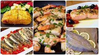 5 Recetas de PESCADO que puedes hacer en 15 Minutos‼️ [upl. by Rochus567]