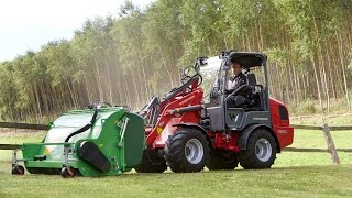 Weidemann – Hoftrac® 1380 Einsatz mit Schlegelmäher [upl. by Salema138]