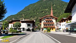 Längenfeld 🇦🇹 to Oetz Ötztal Scenic Drive Austria 🇦🇹 4K 60p [upl. by Kirshbaum]